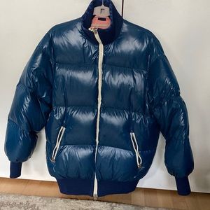 Acne Blue Down Puffer Jacket - Size XS/S